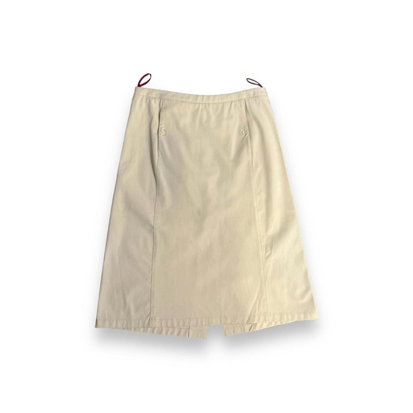 Vintage 90s Prada Sport Tan‎ Knee Length Skirt Size 40 - Picture 1 of 7